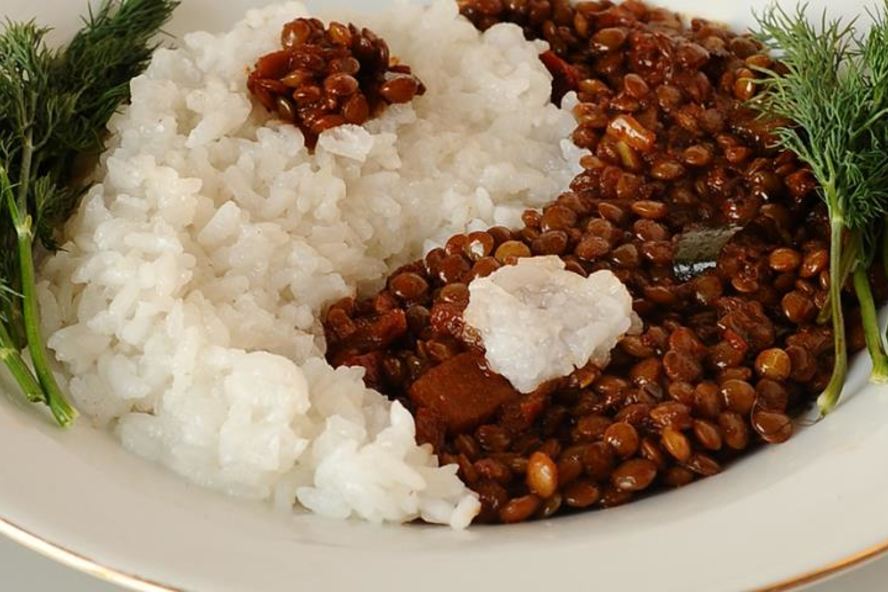 Рецепт чечевичный плов инь-ян