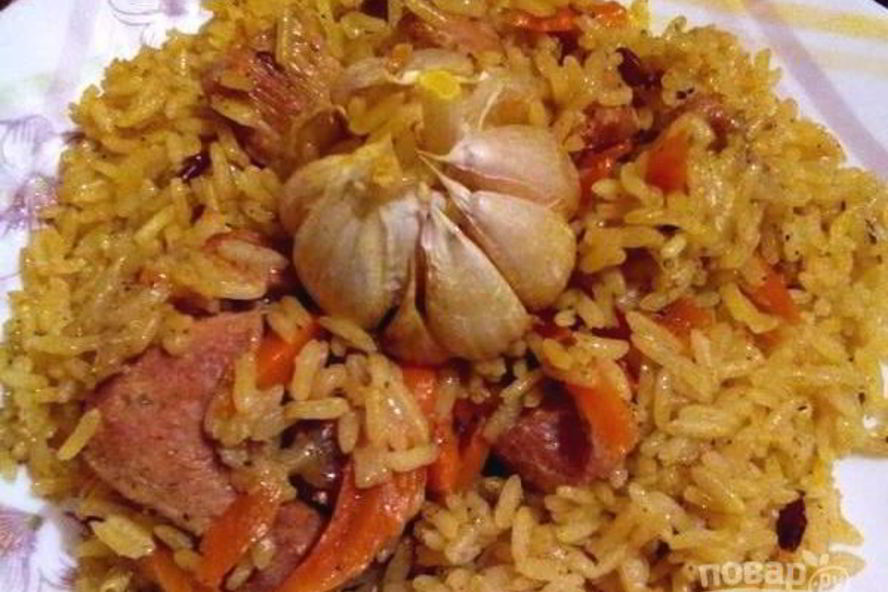 Рецепт классический плов