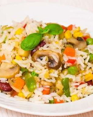 Легкий овощной плов