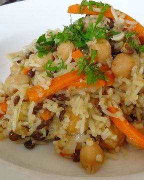 Овощной плов в мультиварке