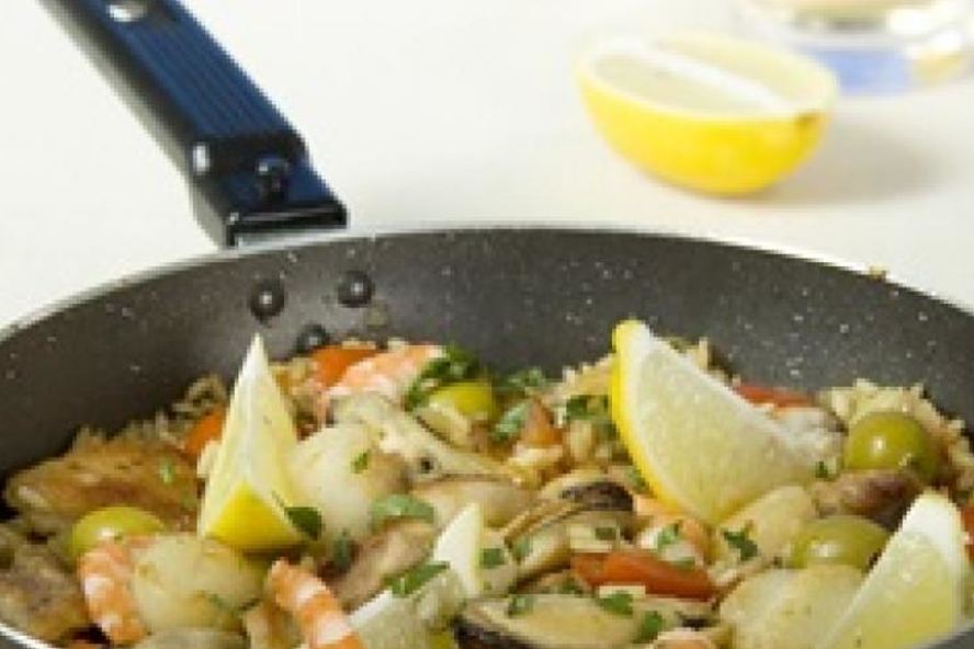 Рецепт паэлья с курицей и морепродуктами