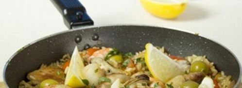 паэлья с курицей и морепродуктами. Шаг 3