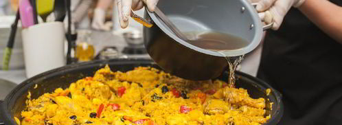 паэлья с морепродуктами и цыпленком. Шаг 11