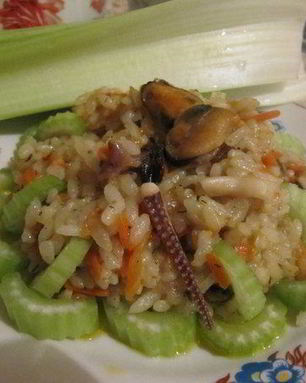 Паэлья с морепродуктами