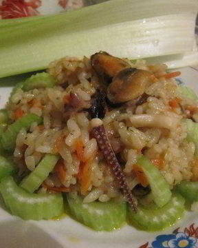 Паэлья с морепродуктами