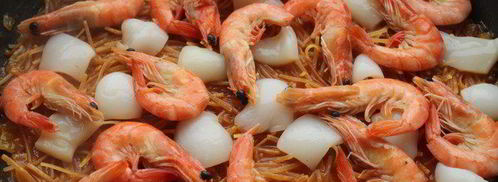 паэлья с пастой и морепродуктами фидеуа. Шаг 9