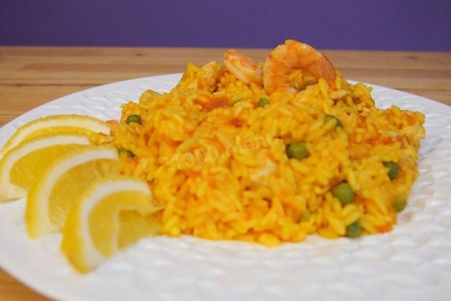 Рецепт паэлья вкусный ужин за 40 минут