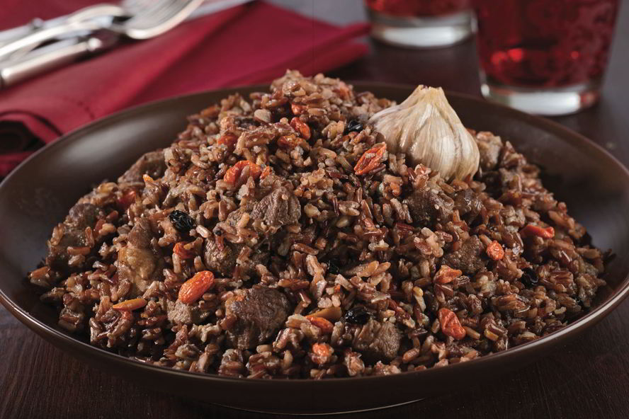 Рецепт плов из баранины с ягодами годжи