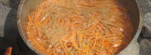 плов на костре. Шаг 6