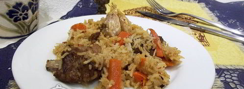 плов по-домашнему со свиными ребрами. Шаг 10