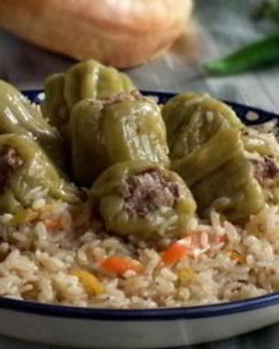 Плов с болгарским перцем