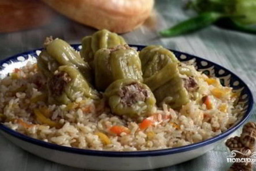 Рецепт плов с болгарским перцем