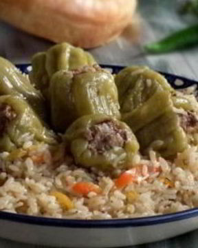 Плов с болгарским перцем