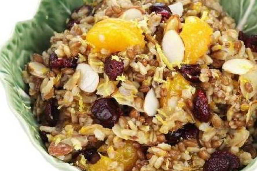 Рецепт плов с фруктами и орехами