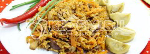 плов с грибами. Шаг 8