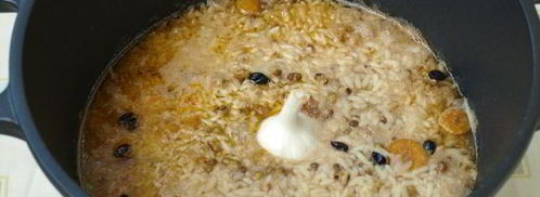 плов с индейкой и машем. Шаг 6