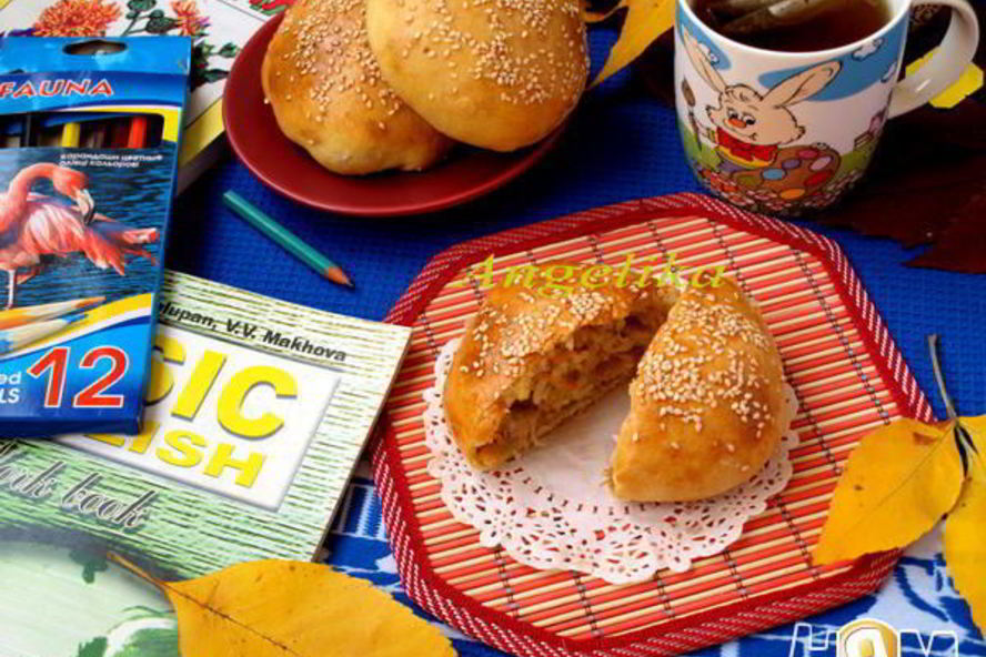 Рецепт плов с курицей в булочке