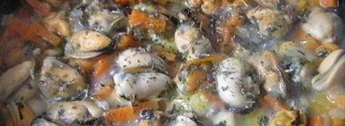 плов с мидиями и шалфеем. Шаг 5