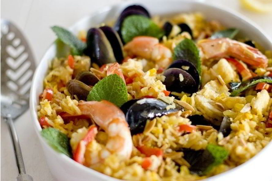 Рецепт плов с морепродуктами в мультиварке