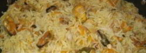 плов с морепродуктами. Шаг 6