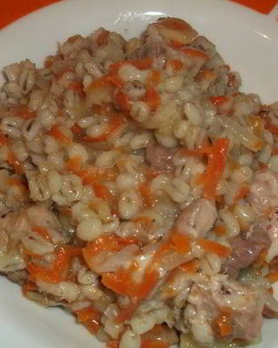 Плов с перловкой