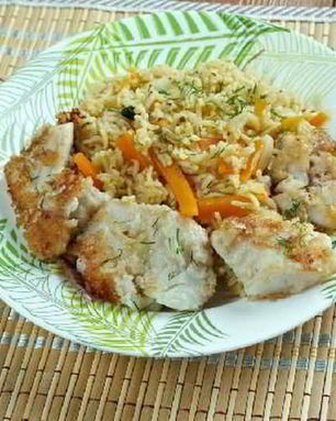 Плов с рыбой