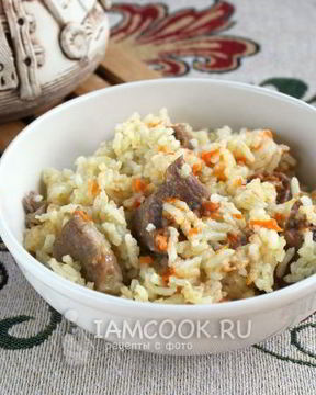 Плов со свининой в мультиварке