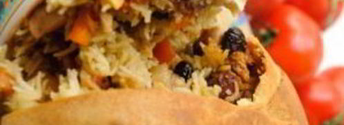 плов в лаваше. Шаг 13