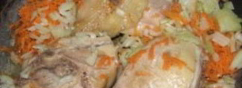 плов в пароварке с курицей. Шаг 2