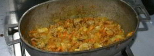 плов в утятнице. Шаг 4