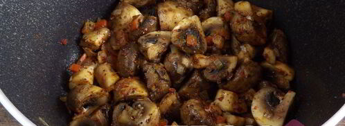 постный плов с грибами. Шаг 5