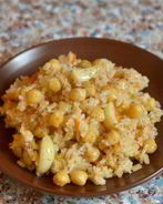 Вегетарианский плов с нутом