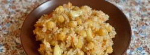 вегетарианский плов с нутом. Шаг 6