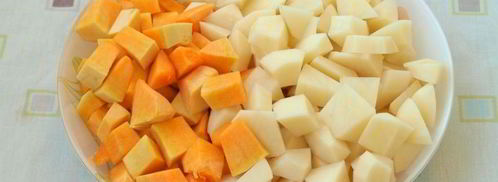 пюре из тыквы и картофеля. Шаг 2