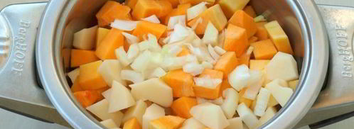 пюре из тыквы и картофеля. Шаг 3