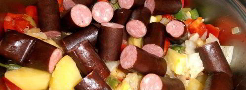 ароматное рагу с колбасками. Шаг 17