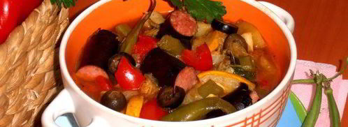 ароматное рагу с колбасками. Шаг 21