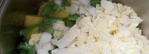 ароматное рагу с колбасками. Шаг 6