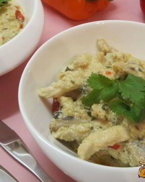 Фрикасе из курицы с грибами