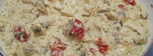 фрикасе из курицы с грибами. Шаг 9