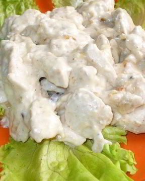 Фрикасе из курицы с сыром