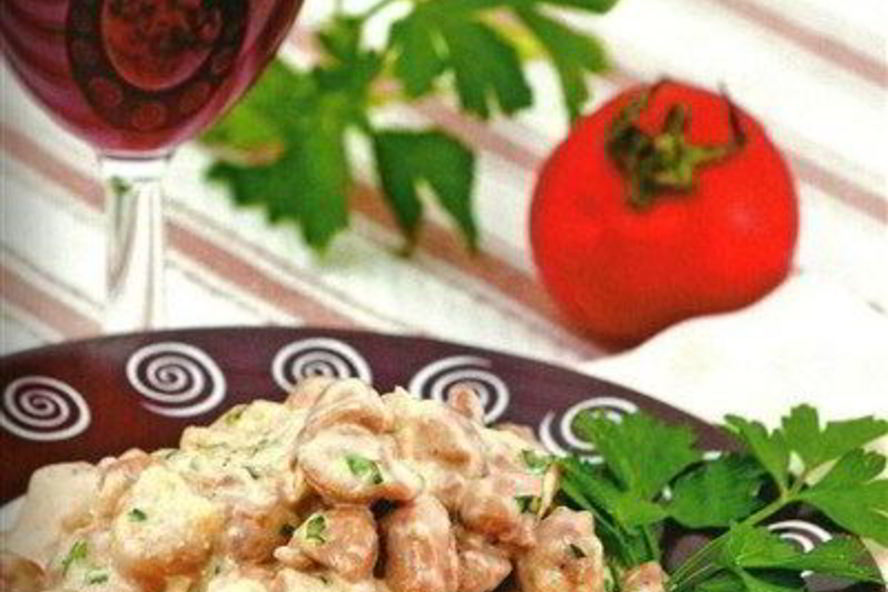 Рецепт фрикасе из телячьих почек