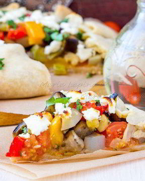 Галета Бриам с греческим овощным рагу