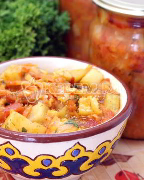 Кабачковое рагу на зиму