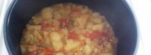 картофельное рагу со свининой. Шаг 2