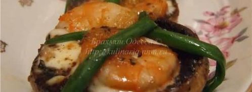 креветки в шляпе со сливочным сыром. Шаг 25