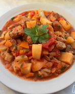 Мясное рагу с овощами