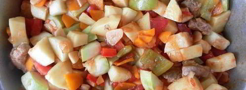 мясное рагу с овощами. Шаг 25