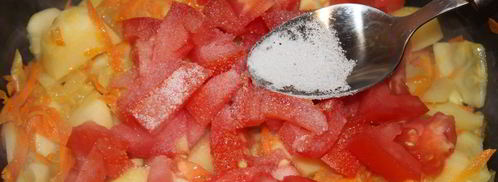 овощное рагу из картофеля и кабачков. Шаг 6