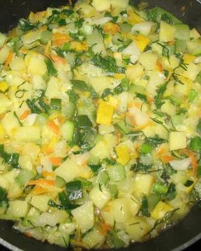 Овощное рагу Краски лета